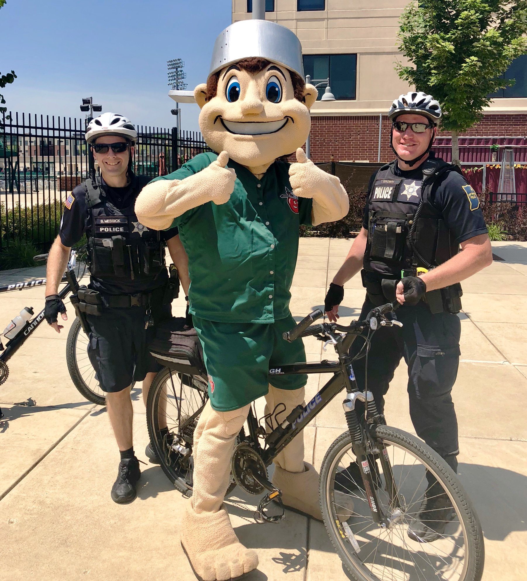 Bike Patrol at TinCaps